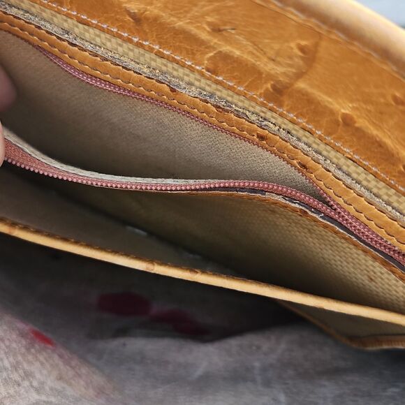 Dooney & Bourke Ostrich Embossed Leather Tote Bag – Read Description - Picture 12 of 14